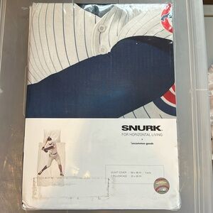 Snurk Chicago Cubs player Twin bed duvet cover and pillow case